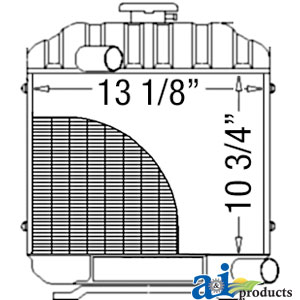 KU20002    Radiator---Replaces 15553-72060